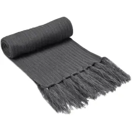 Nebraska Acrylic Scarf Grey Unbranded